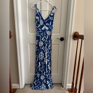 Lilly Pulitzer Nautical Maxi Dress